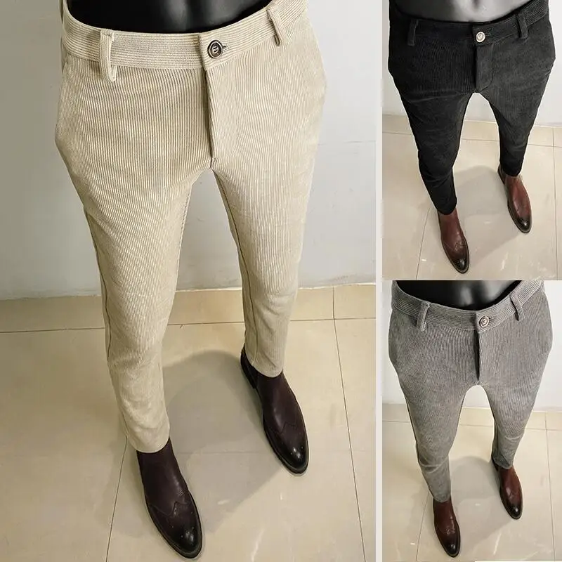 Men'S Formal Wear In Winter - بدلة رجالية من الصوف السميك ،