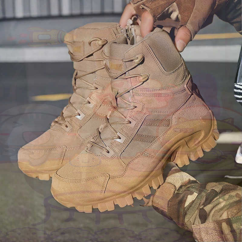 Formal Men Daily Wear Footwear - تان طويل برميل Deadlift أحذية رياضية