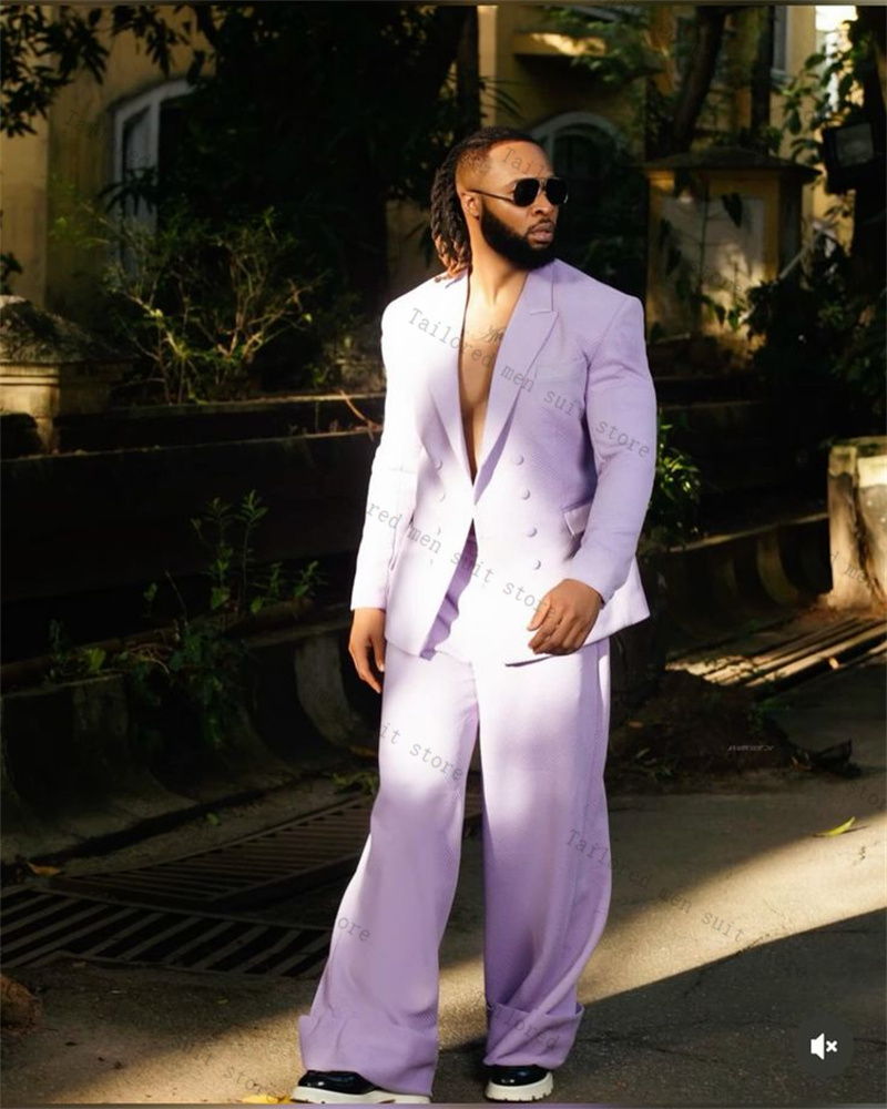 Men Formal Wear Purple - الخزامى الأرجواني الرجال الدعاوى فستان أطفال