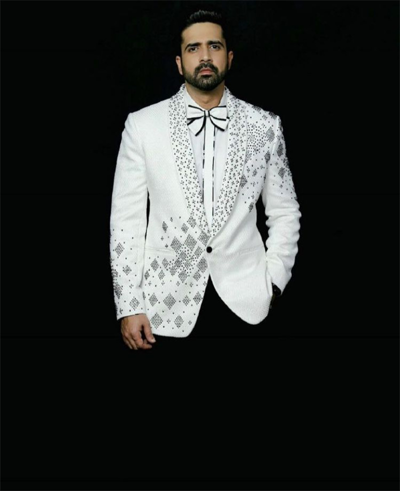 Formal Wear Jersey For Men - طقم بدلة رجالي كريستالز من قطعتين: