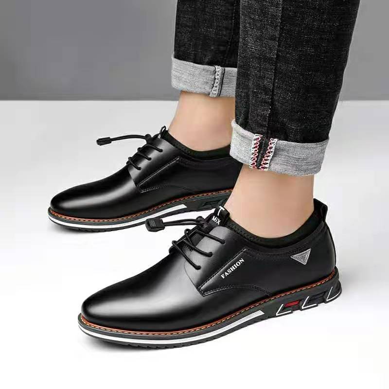 أحذية رجالية جديدة من الجلد ال - مراجعة Men Formal Wear With Sneakers وسعره