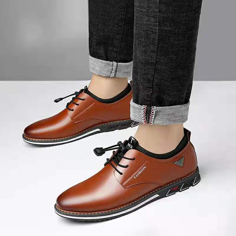 أحذية رجالية جديدة من الجلد ال - مراجعة Men Formal Wear With Sneakers وسعره