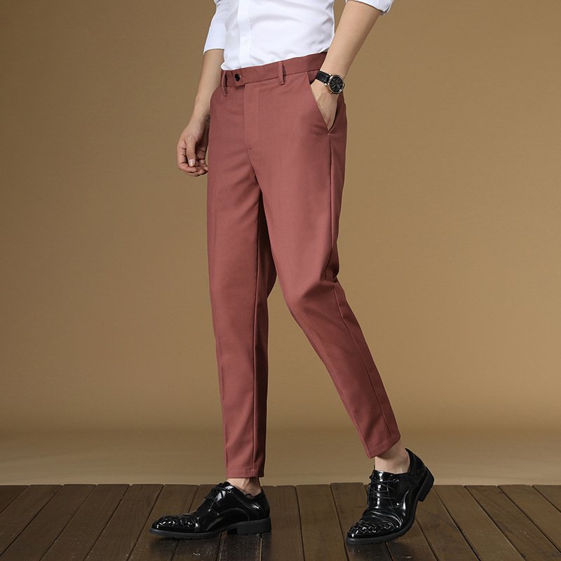 الصيف دعوى السراويل الرجال أحم - مراجعة Men Formal Wear Summer وسعره