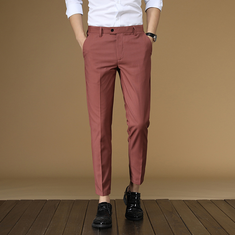 الصيف دعوى السراويل الرجال أحم - مراجعة Men Formal Wear Summer وسعره