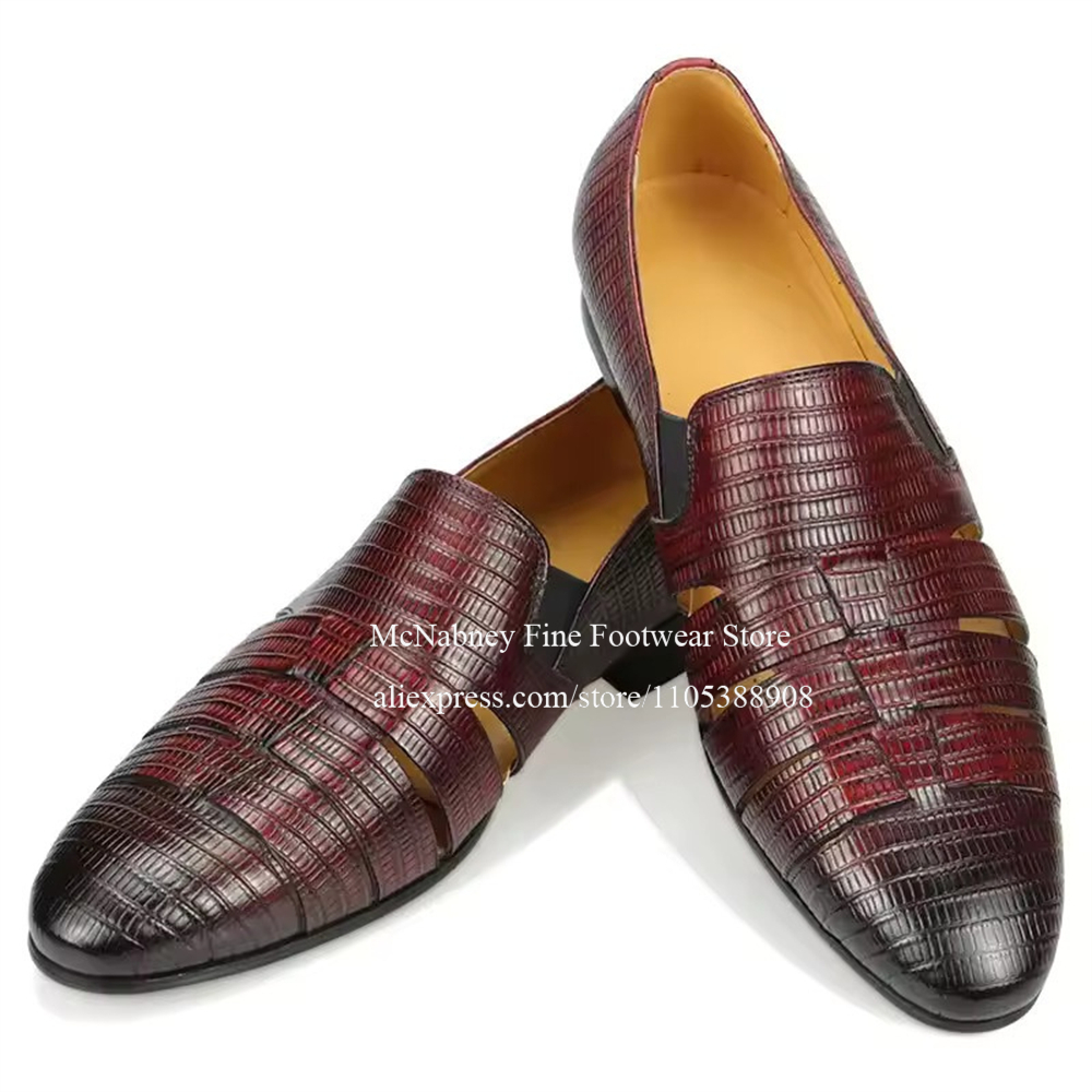 أحذية رجالية رسمية من جلد السح - مراجعة Men Formal Wear Summer وسعره