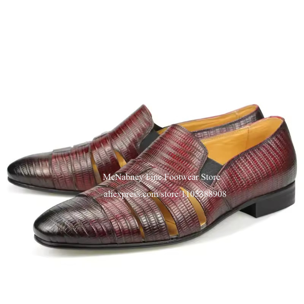 أحذية رجالية رسمية من جلد السح - مراجعة Men Formal Wear Summer وسعره
