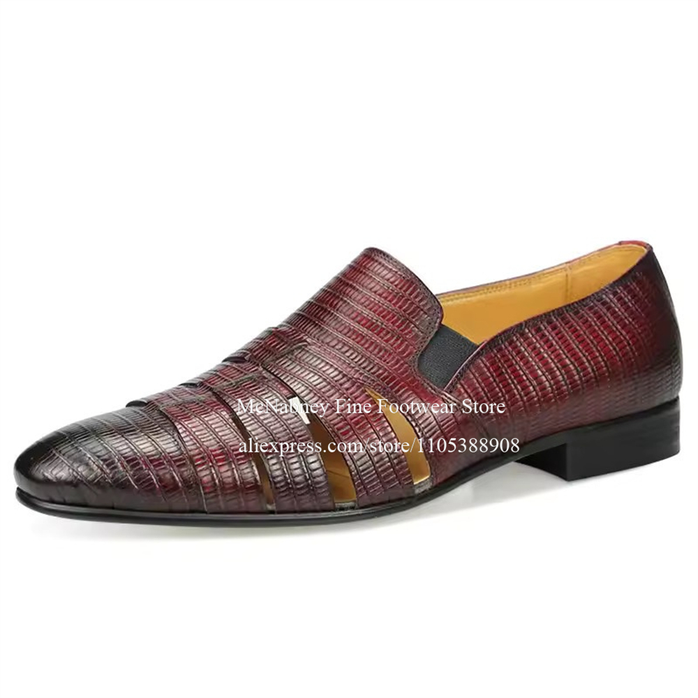 أحذية رجالية رسمية من جلد السح - مراجعة Men Formal Wear Summer وسعره