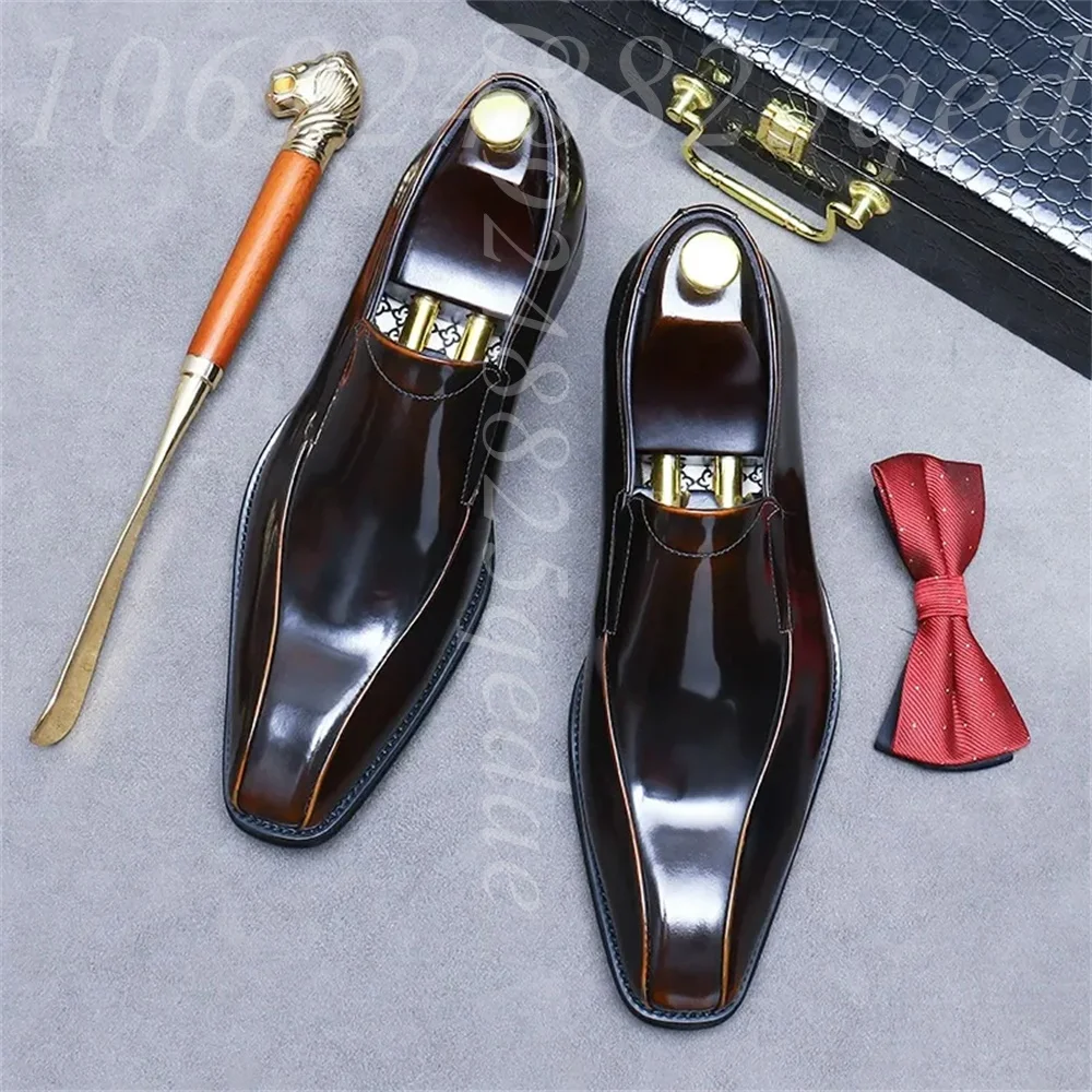 أحذية أكسفورد رجالية مصنوعة يد - مراجعة Formal Men Daily Wear Footwear وسعره