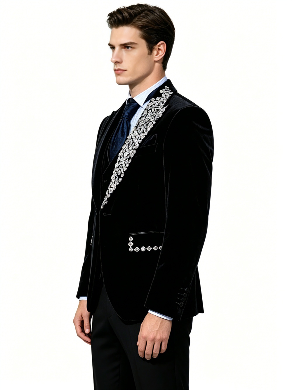 بدلة زفاف رسمية من قطعتين من ا - مراجعة Formal Wear Jersey For Men وسعره