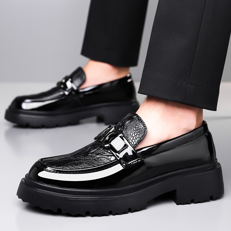 أحذية رجالية جلدية للربيع بنمط - مراجعة Formal Men Daily Wear Footwear وسعره