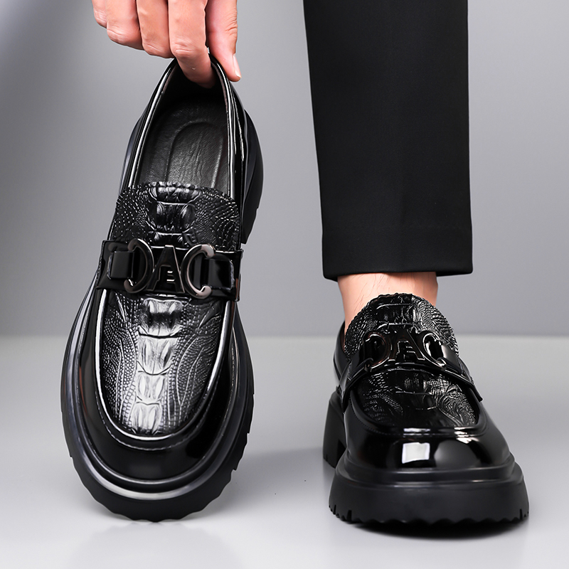أحذية رجالية جلدية للربيع بنمط - مراجعة Formal Men Daily Wear Footwear وسعره