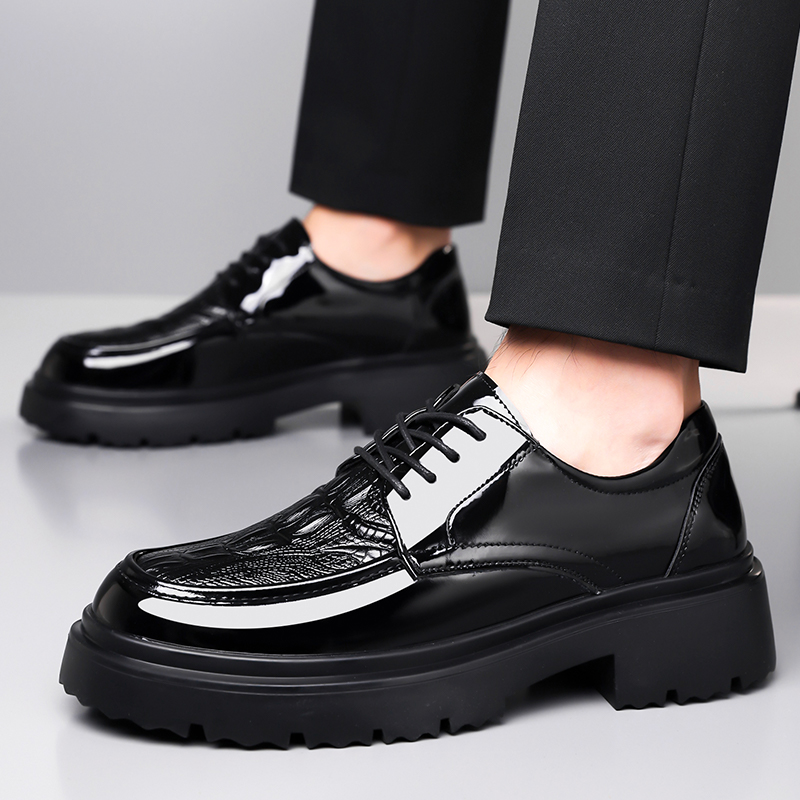 أحذية رجالية جلدية للربيع بنمط - مراجعة Formal Men Daily Wear Footwear وسعره