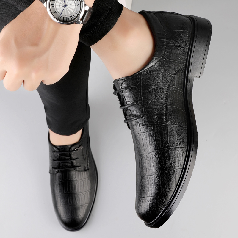 أحذية رجالية رسمية مصنوعة من ا - مراجعة Formal Men Daily Wear Footwear وسعره