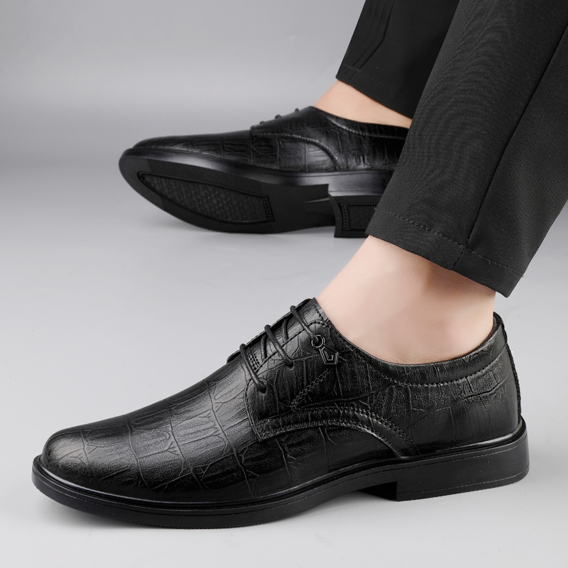 أحذية رجالية رسمية مصنوعة من ا - مراجعة Formal Men Daily Wear Footwear وسعره