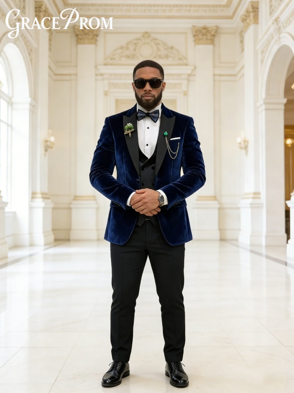 بدلة فاخرة من المخمل للخريف وا - مراجعة Men'S Formal Wear In Winter وسعره