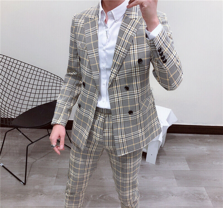 أحدث نمط جديد التدخين منقوشة ا - مراجعة Men'S Style Formal Wear وسعره