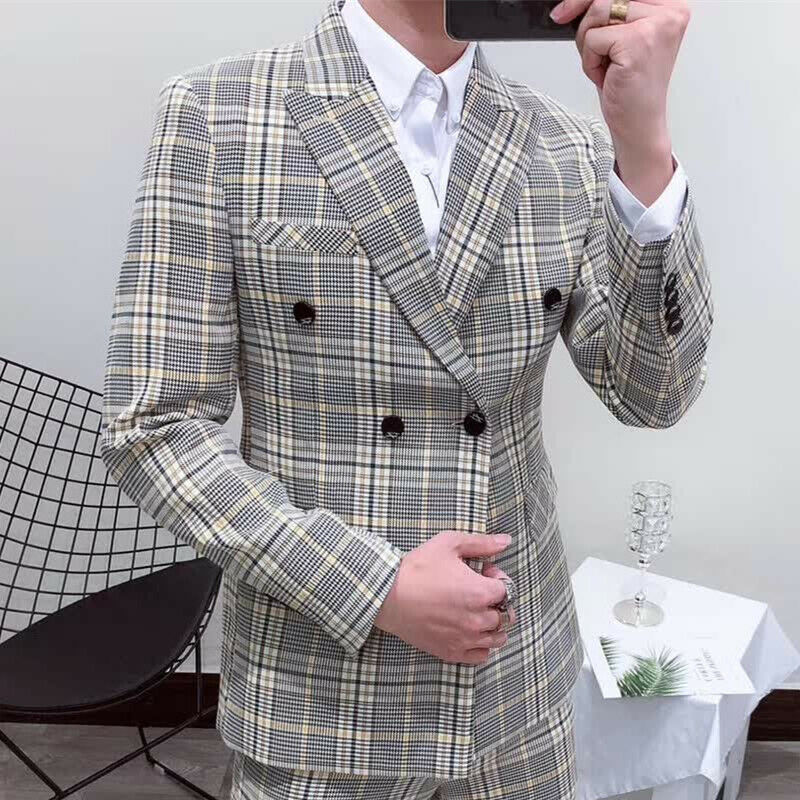 أحدث نمط جديد التدخين منقوشة ا - مراجعة Men'S Style Formal Wear وسعره