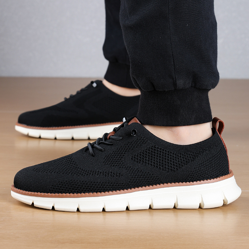 أحذية رجالية كاجوال أنيقة من ن - مراجعة Men Formal Wear With Sneakers وسعره