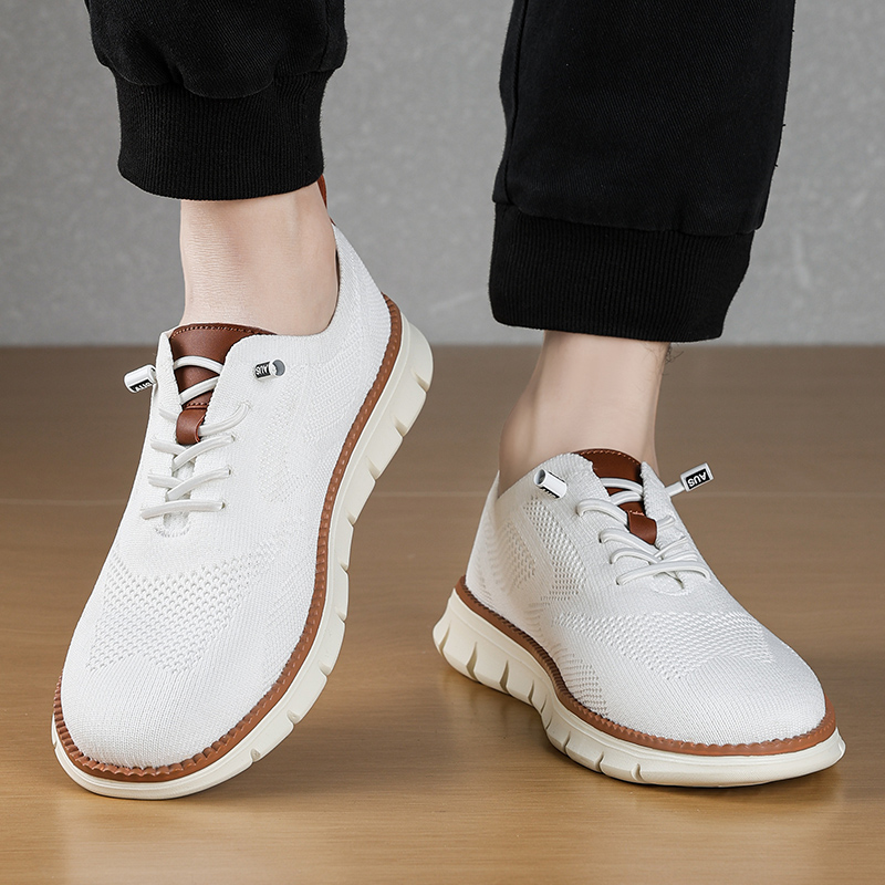 أحذية رجالية كاجوال أنيقة من ن - مراجعة Men Formal Wear With Sneakers وسعره