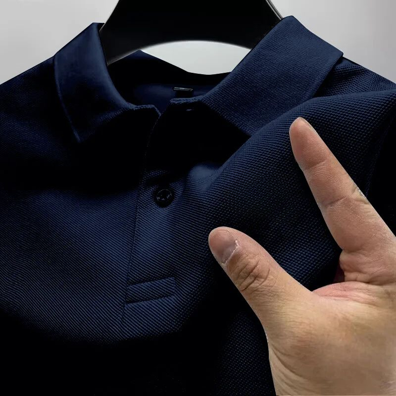 قميص بولو كاجوال للرجال باللون - مراجعة Men Formal Wear Summer وسعره