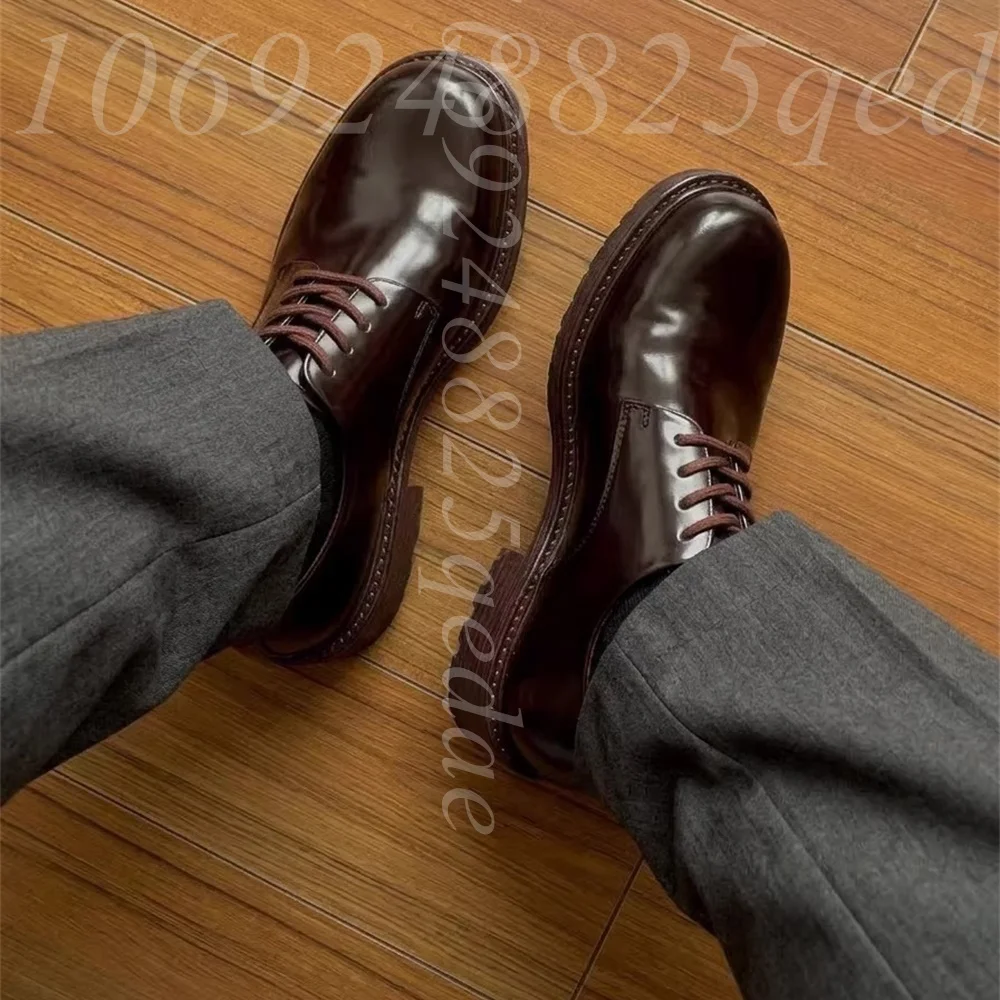 أحذية أوكسفورد رجالية مصنوعة ي - مراجعة Formal Men Daily Wear Footwear وسعره