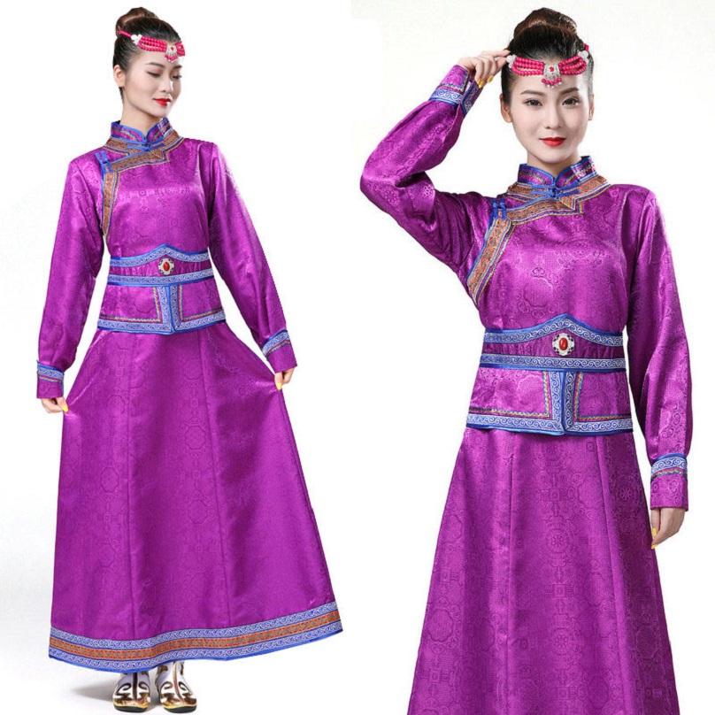 فستان نسائي تقليدي يومي غير رس - مراجعة Men Formal Wear Purple وسعره