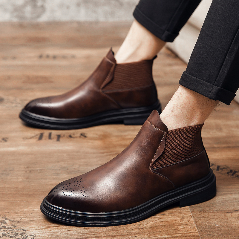 الأحذية الجلدية عالية الجودة م - مراجعة Men'S Style Formal Wear وسعره