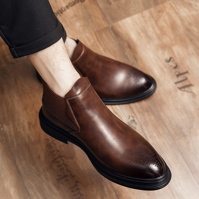 الأحذية الجلدية عالية الجودة م - مراجعة Men'S Style Formal Wear وسعره