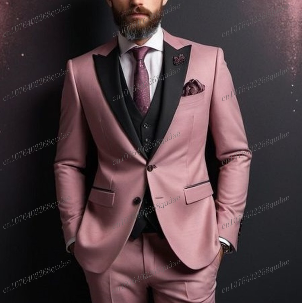 الوردي الداكن والأسود الرسمي ا - مراجعة Formal Wear Jersey For Men وسعره