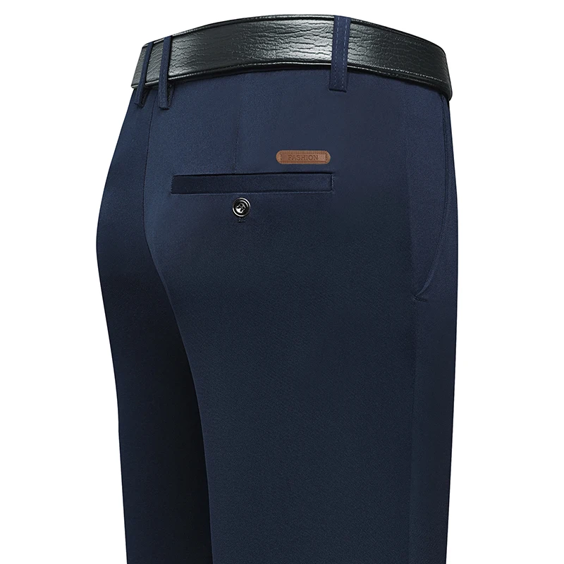 بنطلون رجالي طويل مستقيم الساق - مراجعة Men Formal Wear Summer وسعره