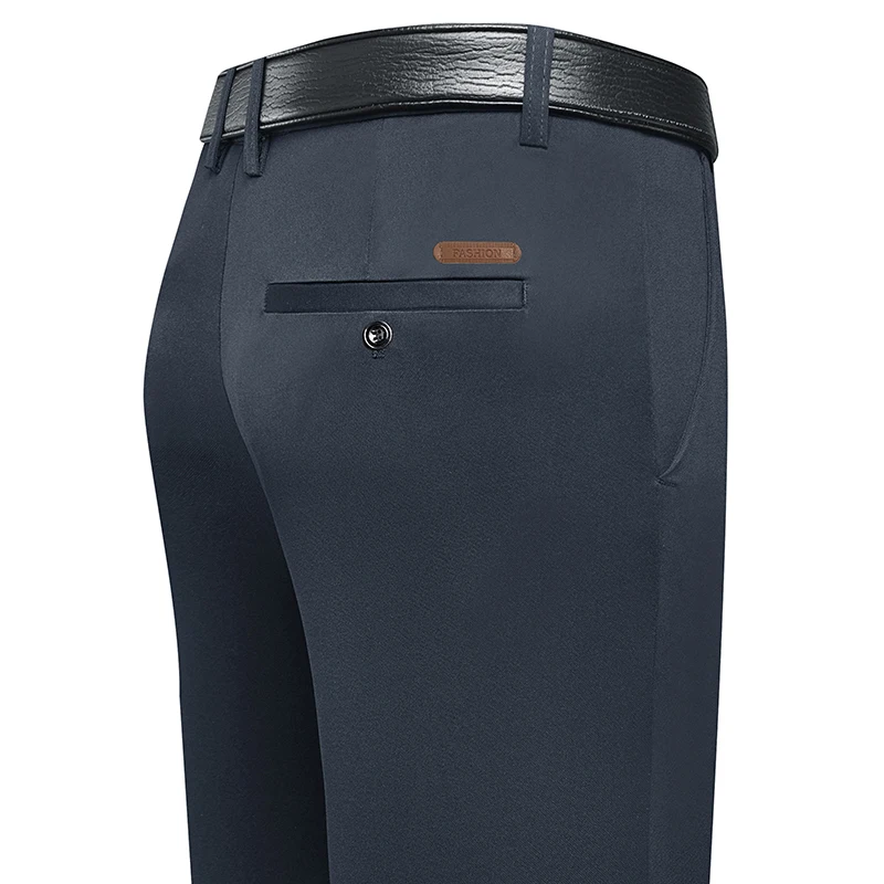 بنطلون رجالي طويل مستقيم الساق - مراجعة Men Formal Wear Summer وسعره