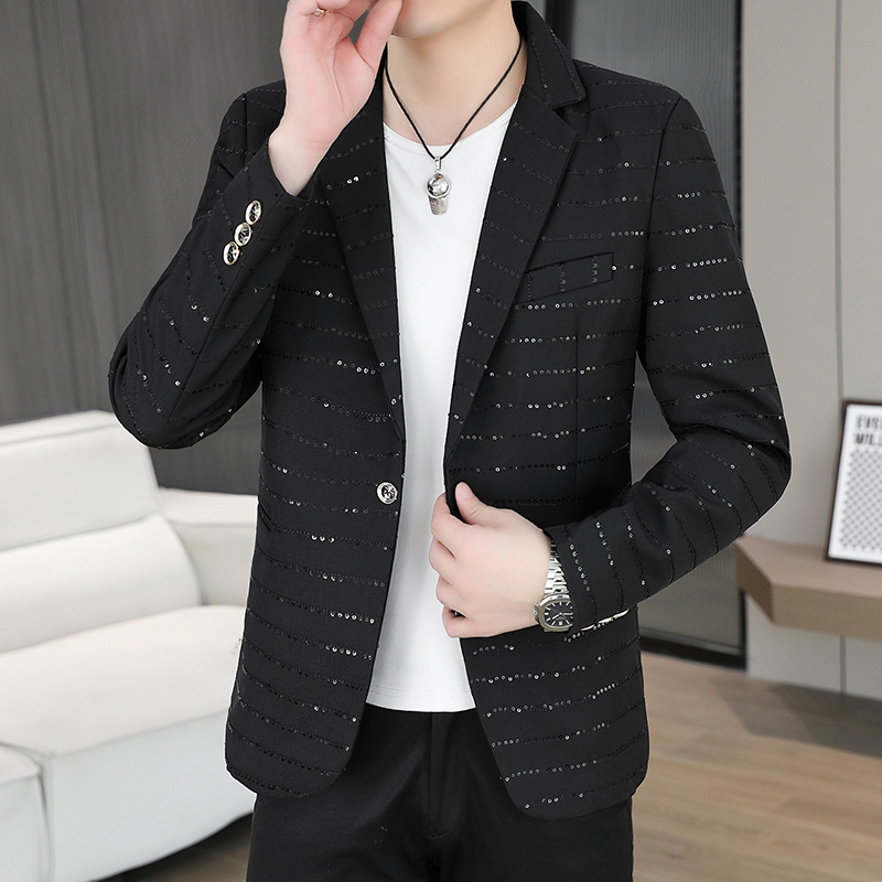 بليزر رجالي جديد بتصميم ألماس  - مراجعة Men'S Style Formal Wear وسعره