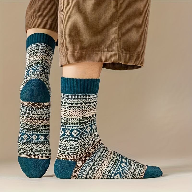 5 أزواج من الجوارب الشتوية الس - مراجعة Sock Garter Men وسعره