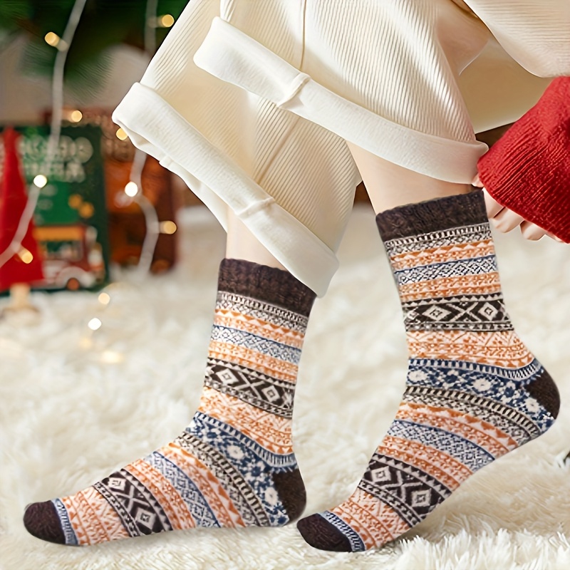 5 أزواج من الجوارب الشتوية الس - مراجعة Sock Garter Men وسعره