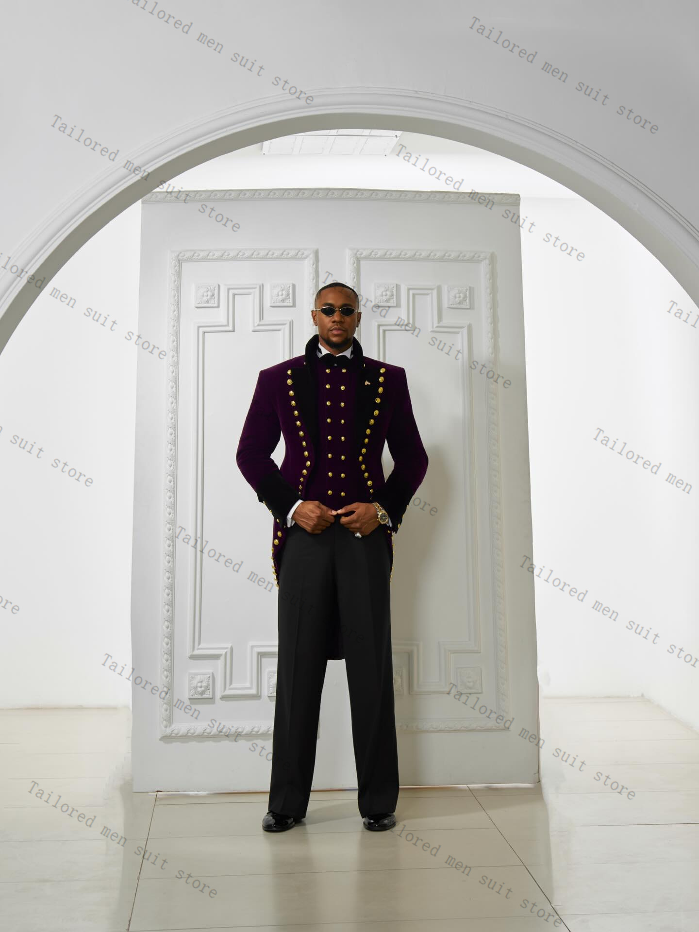 الأرجواني الرجال الدعاوى فستان - مراجعة Men Formal Wear Purple وسعره